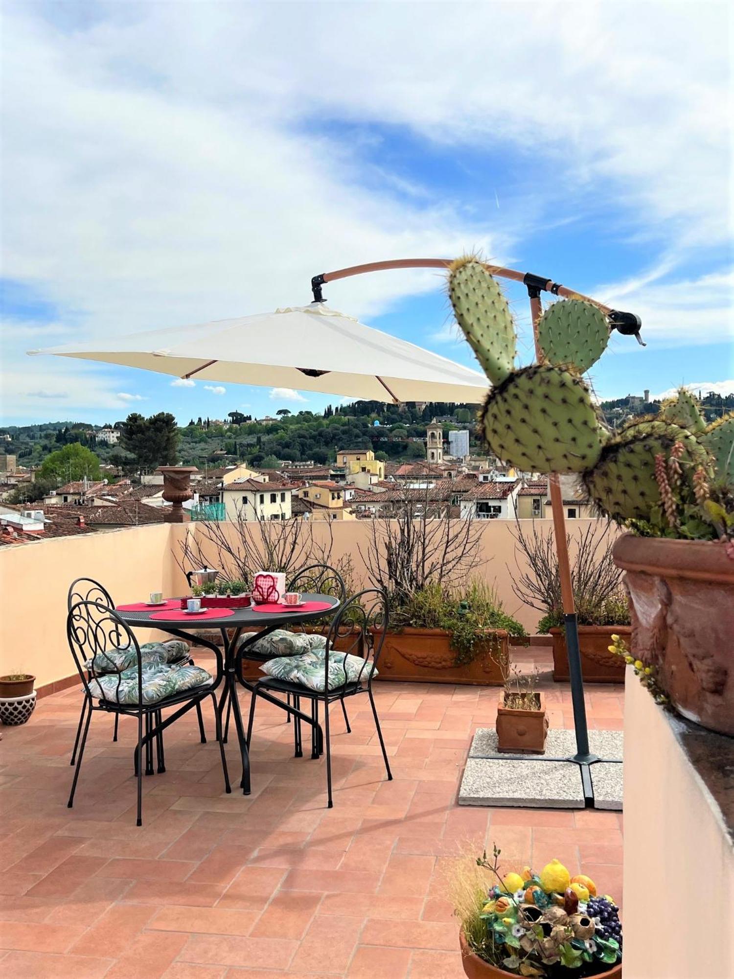 Bianca'S Home-Breathtaking Terrace 360° View Of Florenţa Exterior foto